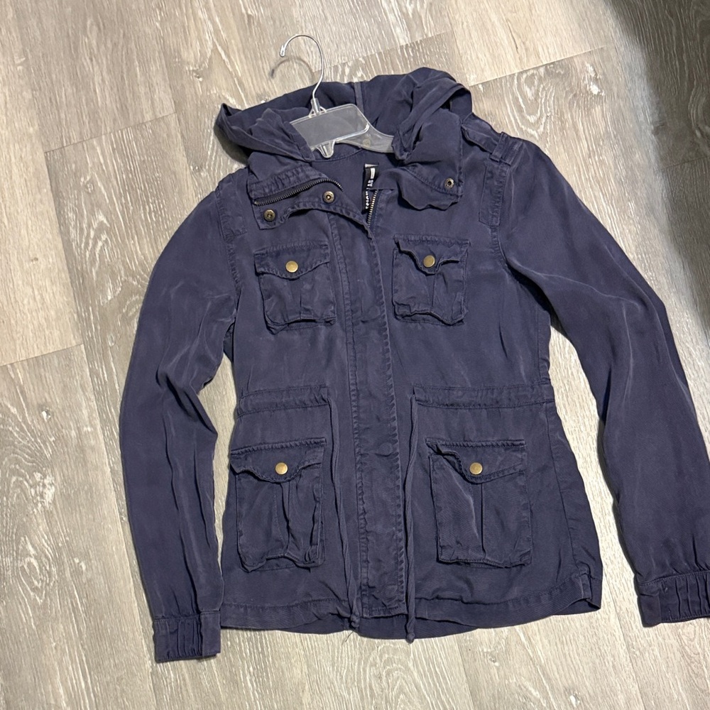 Design Lab Lord & Taylor Dark Blue Jacket